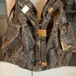 Michael Kors python shoulder bag
